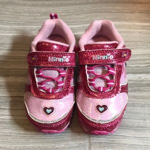 Disney Minnie Mouse Light Up Pink Sneakers  7